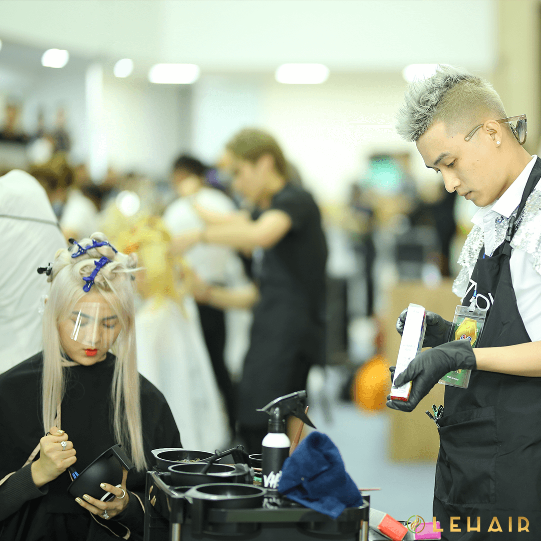 khóa dạy học nhuộm tóc thời trang nâng cao 